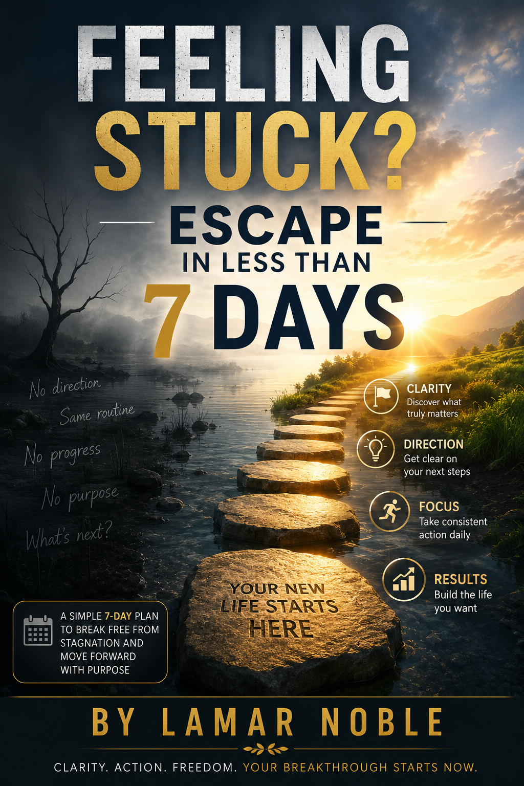 Feeling Stuck? Escape In Less Than 7 Days - Regain Momentum, Escape Overthinking And Be Intentional
